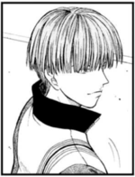 Hiyoshi before his match against Echizen